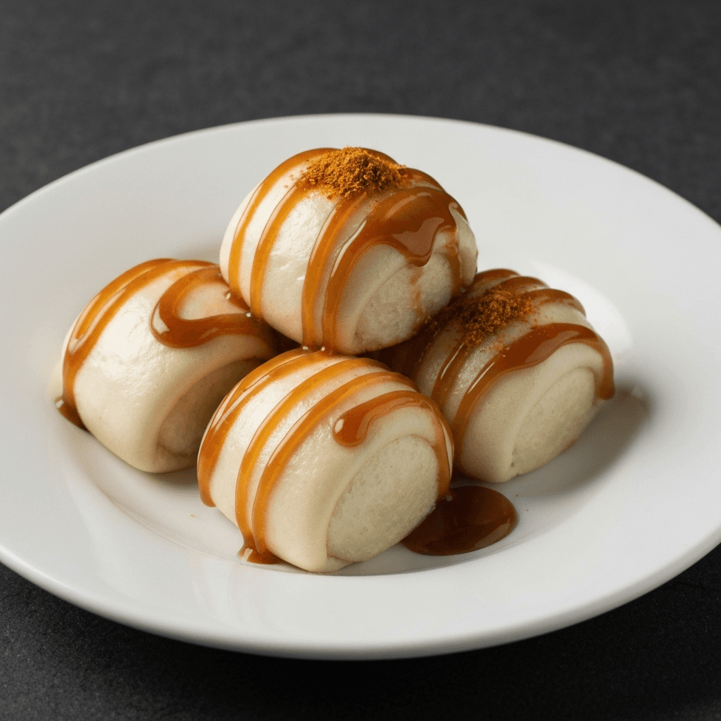 Gula Melaka Mantou with Curry Mee Drizzle