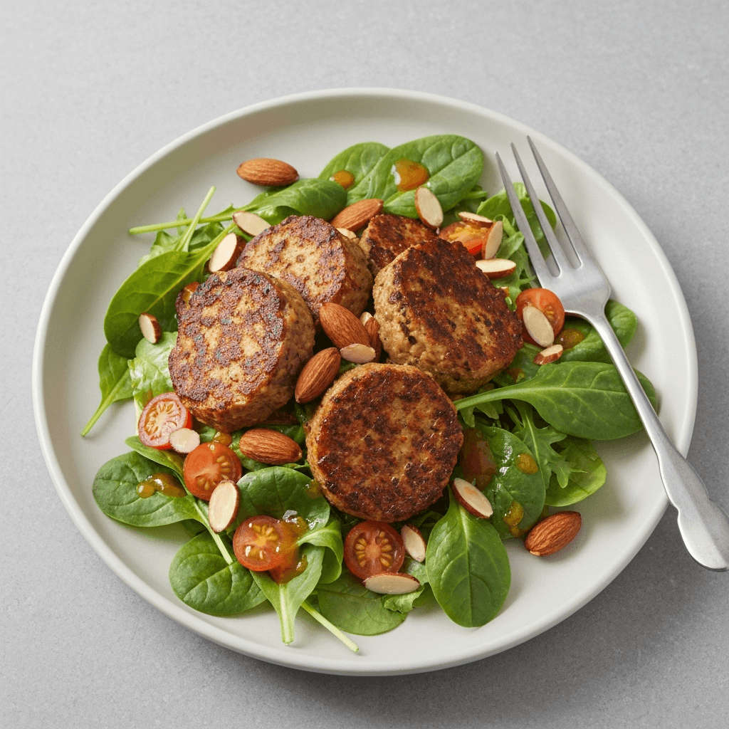 Bobotie Spring Greens Salad with Apricot Dressing