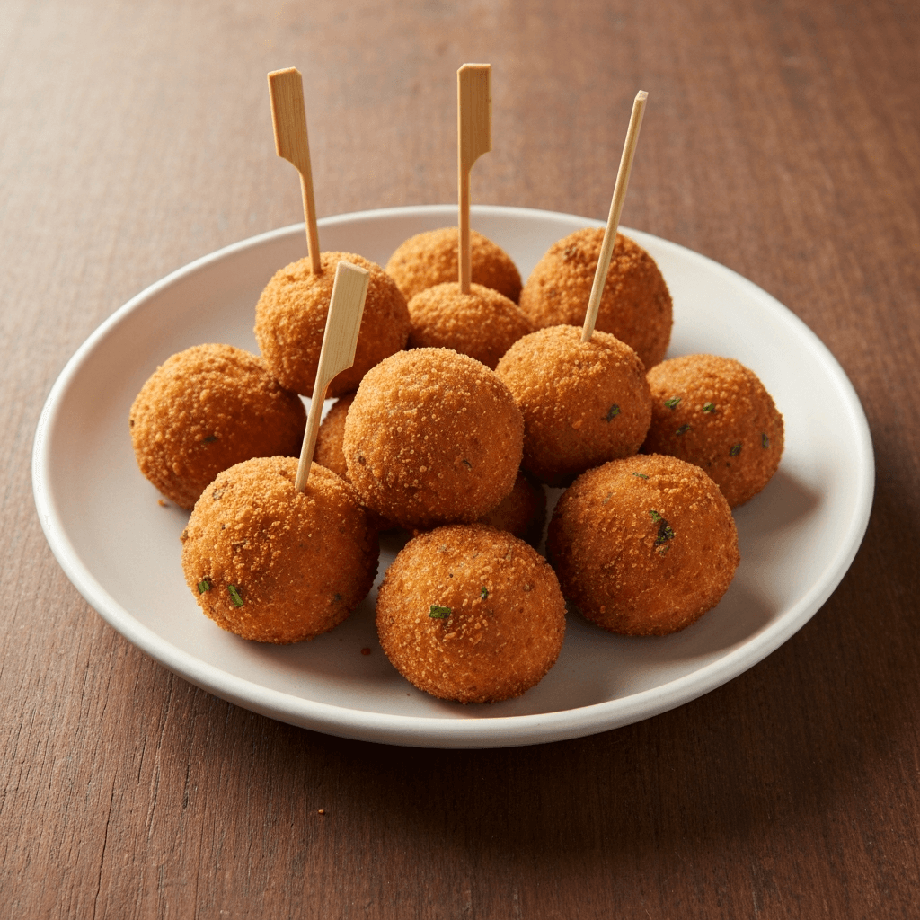 Feijoada Arancini with Smoked Paprika Aioli