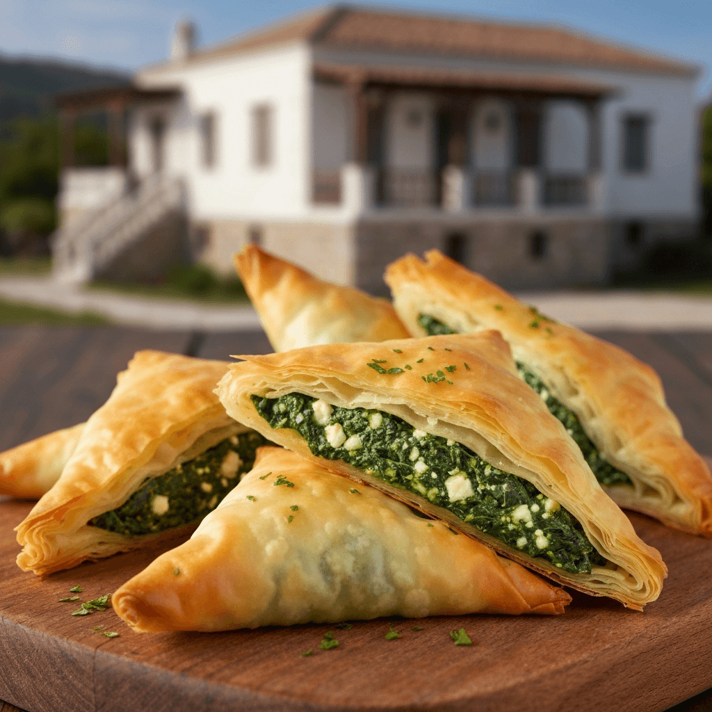 Spanakopita Triangles (Spinach Pie)