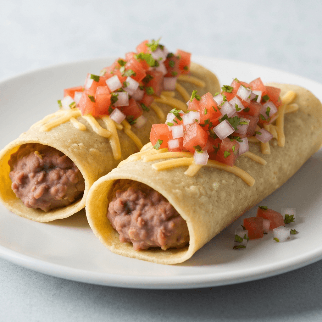 Refried Bean and Cheese Tamales with Pico de Gallo