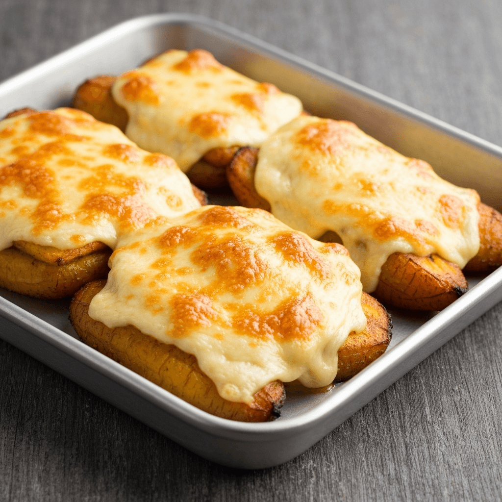Plantain and Cheese Gratin (Plátanos al Horno con Queso)
