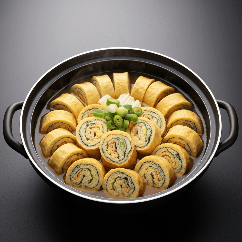Korean Egg Roll (Gyeran Mari) Hot Pot