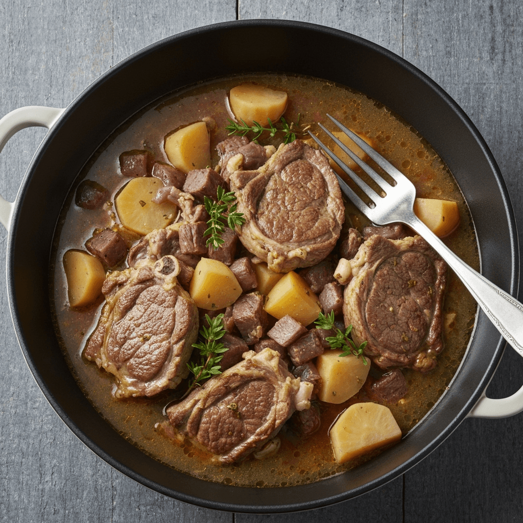 Jersey Lamb and Vegetable Stew