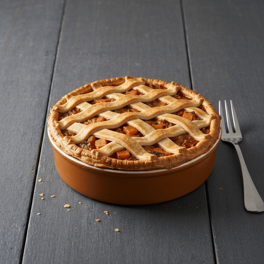 Cottage Pie Lattice Top with Root Vegetables