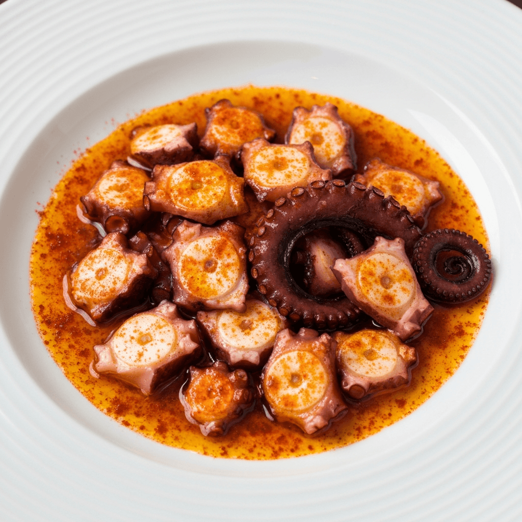 Pulpo a la Gallega with Paprika and Olive Oil
