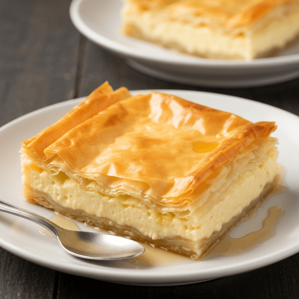 Galaktoboureko: Greek Custard Pie