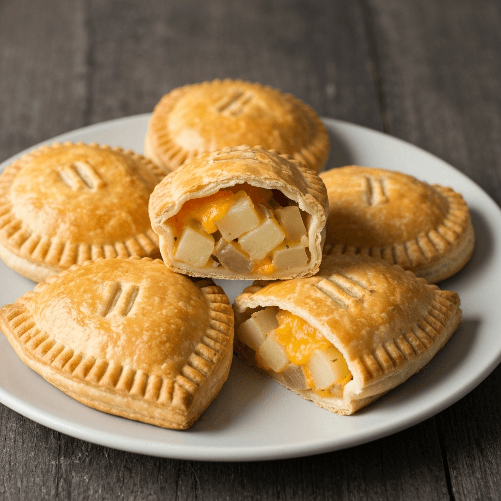 Cheese and Onion Pasty Hand Pies