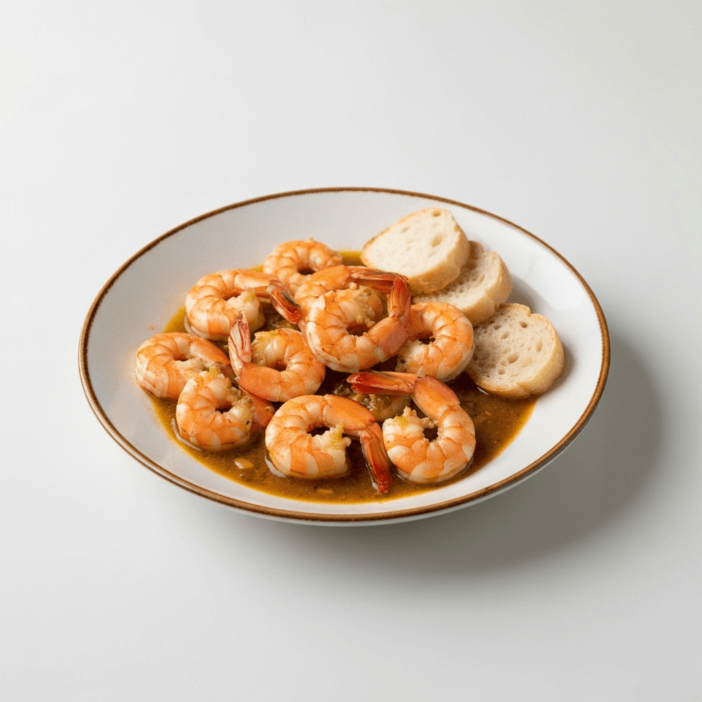 Gambas al Ajillo with Sherry-Garlic Sauce