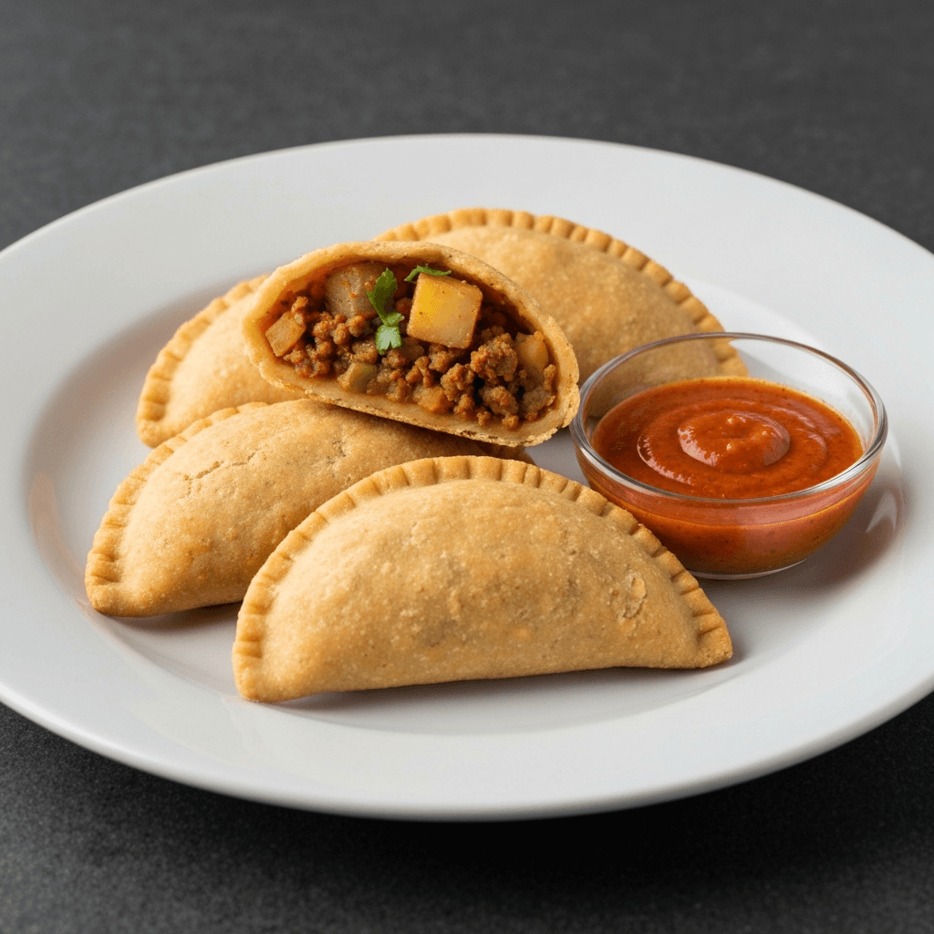 Tamale Empanadas with Spicy Dipping Sauce