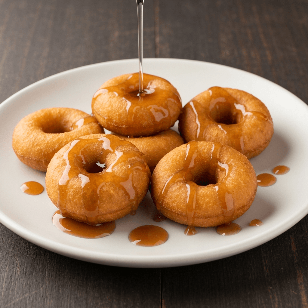 Picaron Doughnuts with Chancaca Syrup (Peruvian Potato Doughnuts)