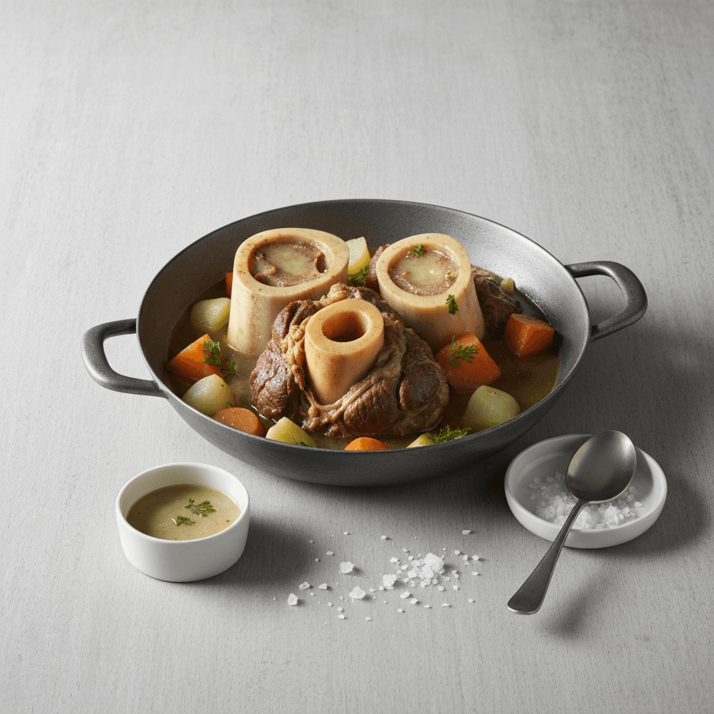 Pot-au-Feu with Bone Marrow and Winter Vegetables