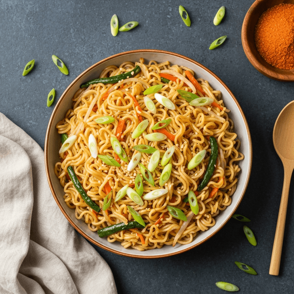 Ginger Scallion Ramen Noodles (Vegan)