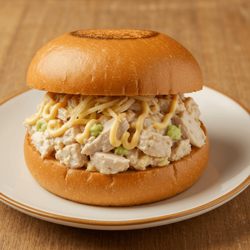 Japanese Chicken Salad Sandwich