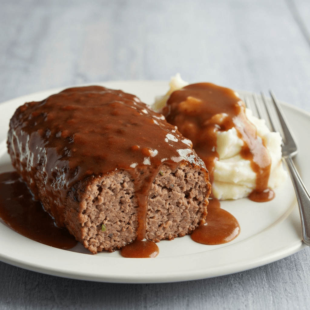 Moose Meatloaf with Maple-Bourbon Glaze