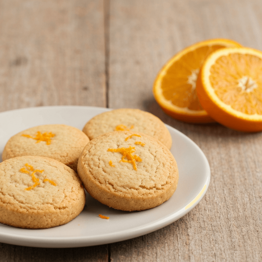 Gluten-Free Almond Cookies with Orange Zest