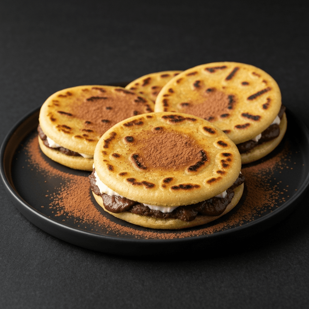 Coffee and Chocolate Arepas