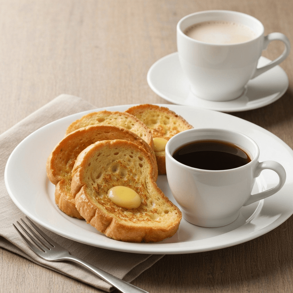 Classic French Breakfast: Pain Perdu & Café au Lait