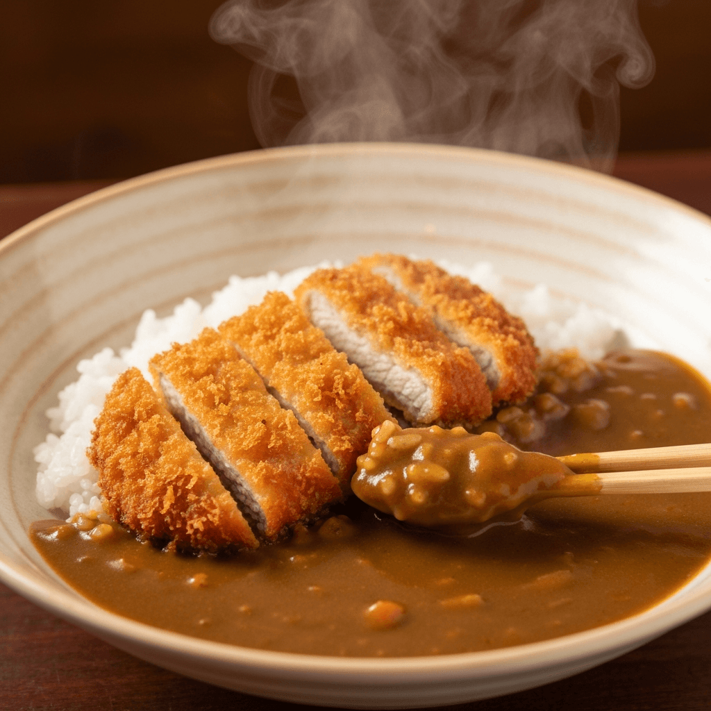 Japanese Curry Rice with Tonkatsu