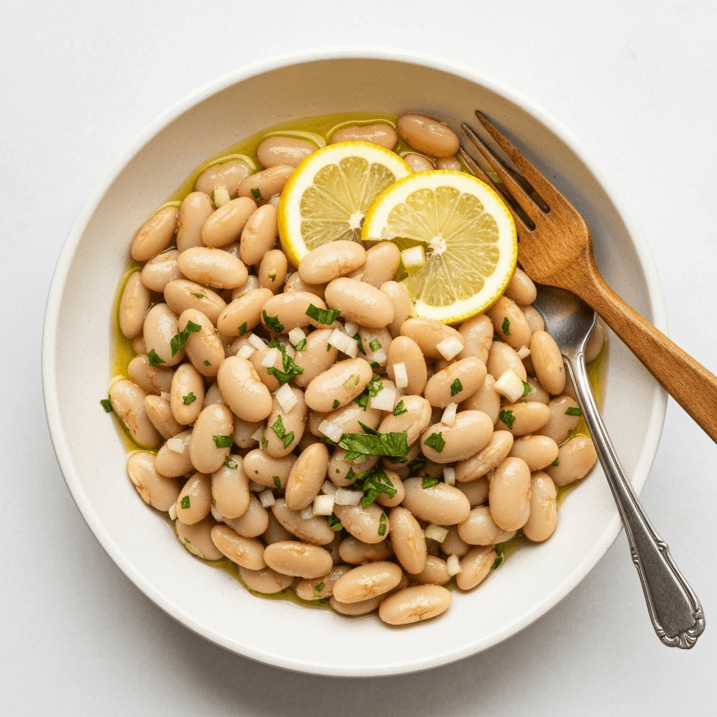 Marinated White Beans with Herbs and Lemon