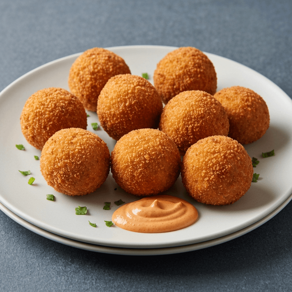 Tamale Arancini with Chipotle Mayo