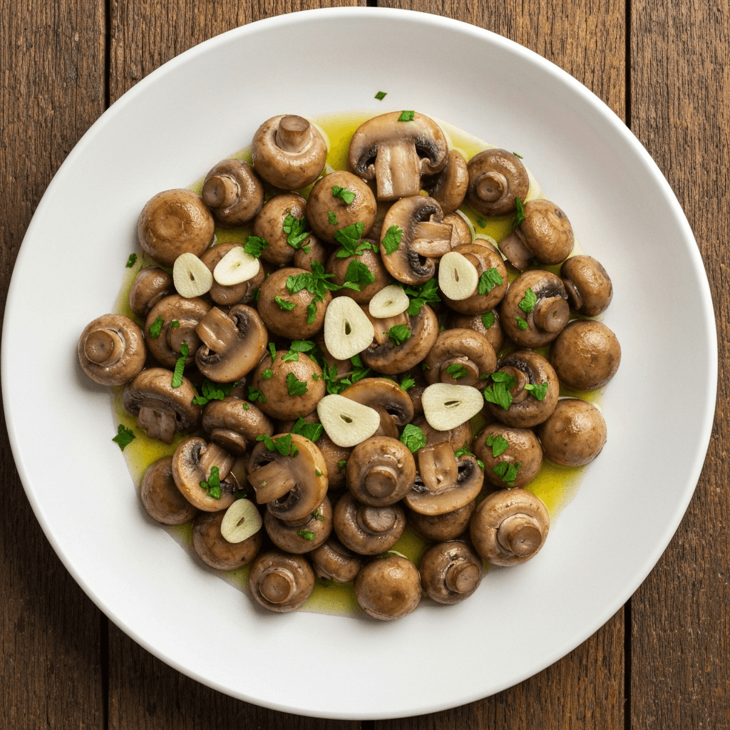 Champinones al Ajillo with Garlic and Parsley