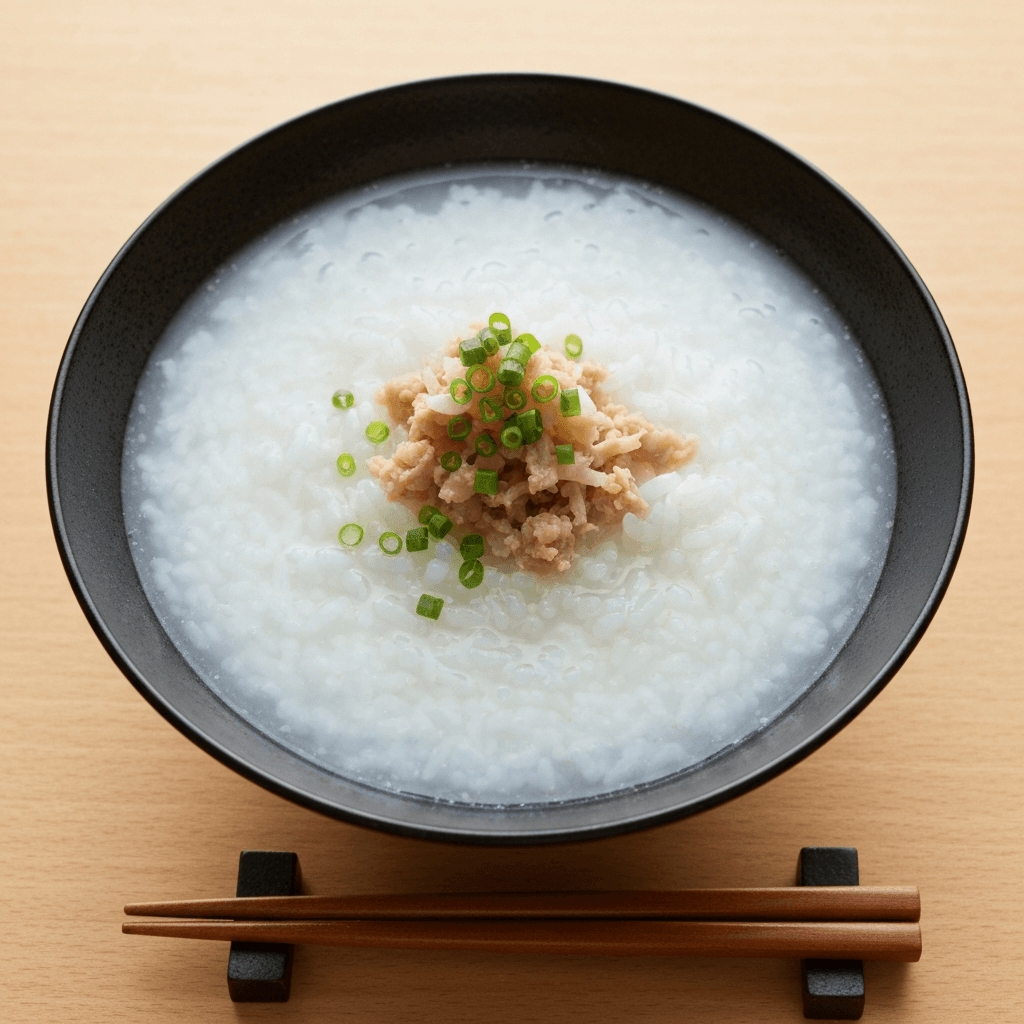 Japanese Rice Porridge (Okayu)