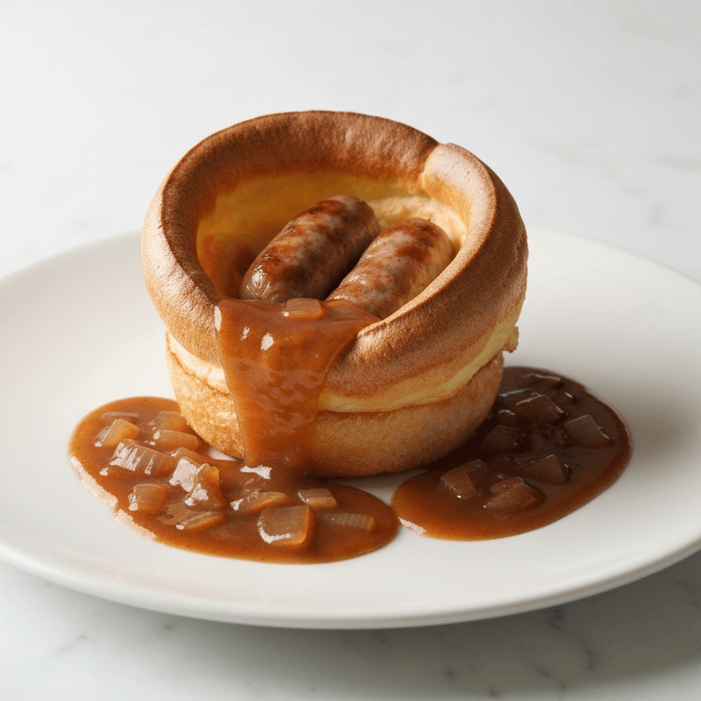 Toad in the Hole with Onion Gravy