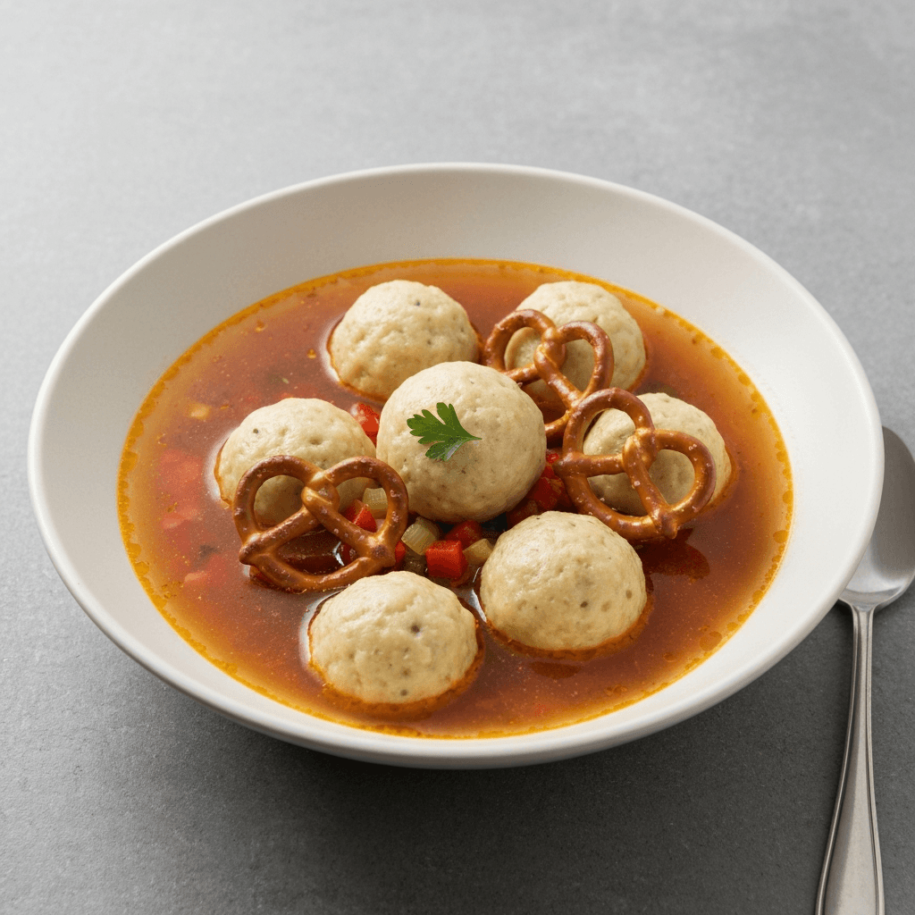 Semmel & Pretzel Crossover Knödel Soup