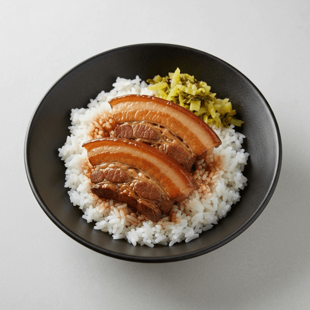 Caramelized Pork Belly and Rice Bowl (Thit Kho Tau)