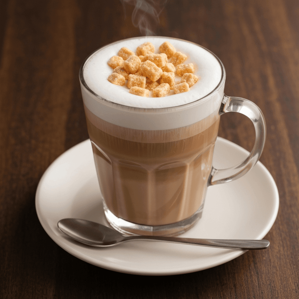 Korean Dalgona Candy Latte