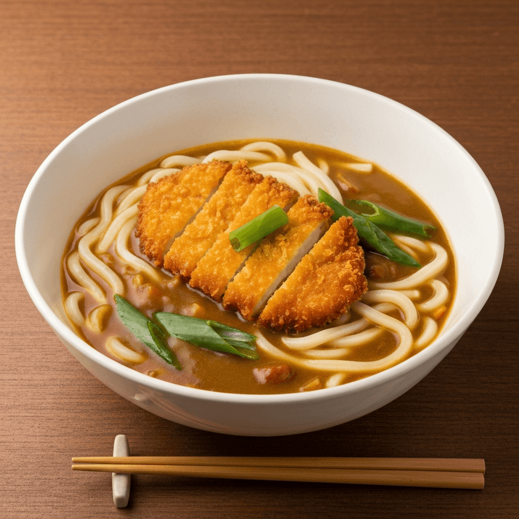 Curry Nabe with Chicken Katsu and Udon Noodles