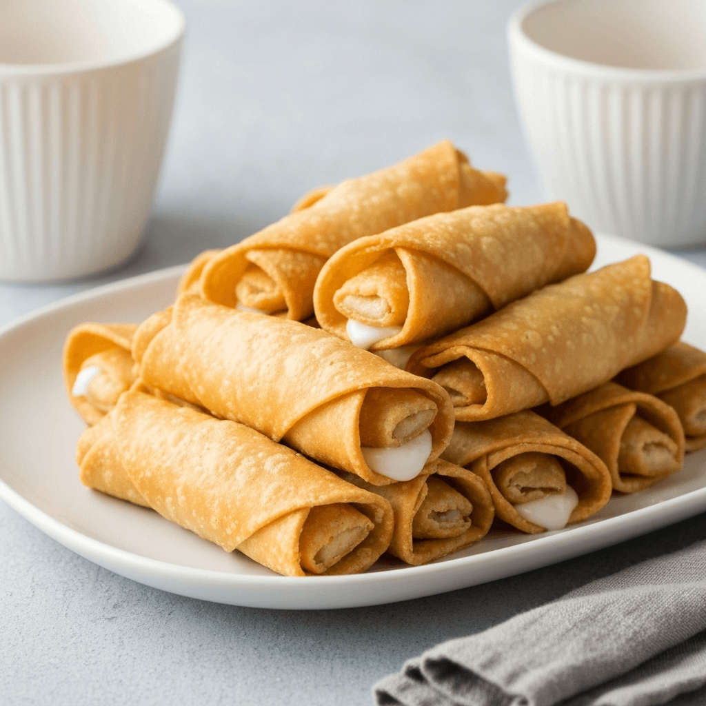 Christmas Cookie Dough Egg Rolls