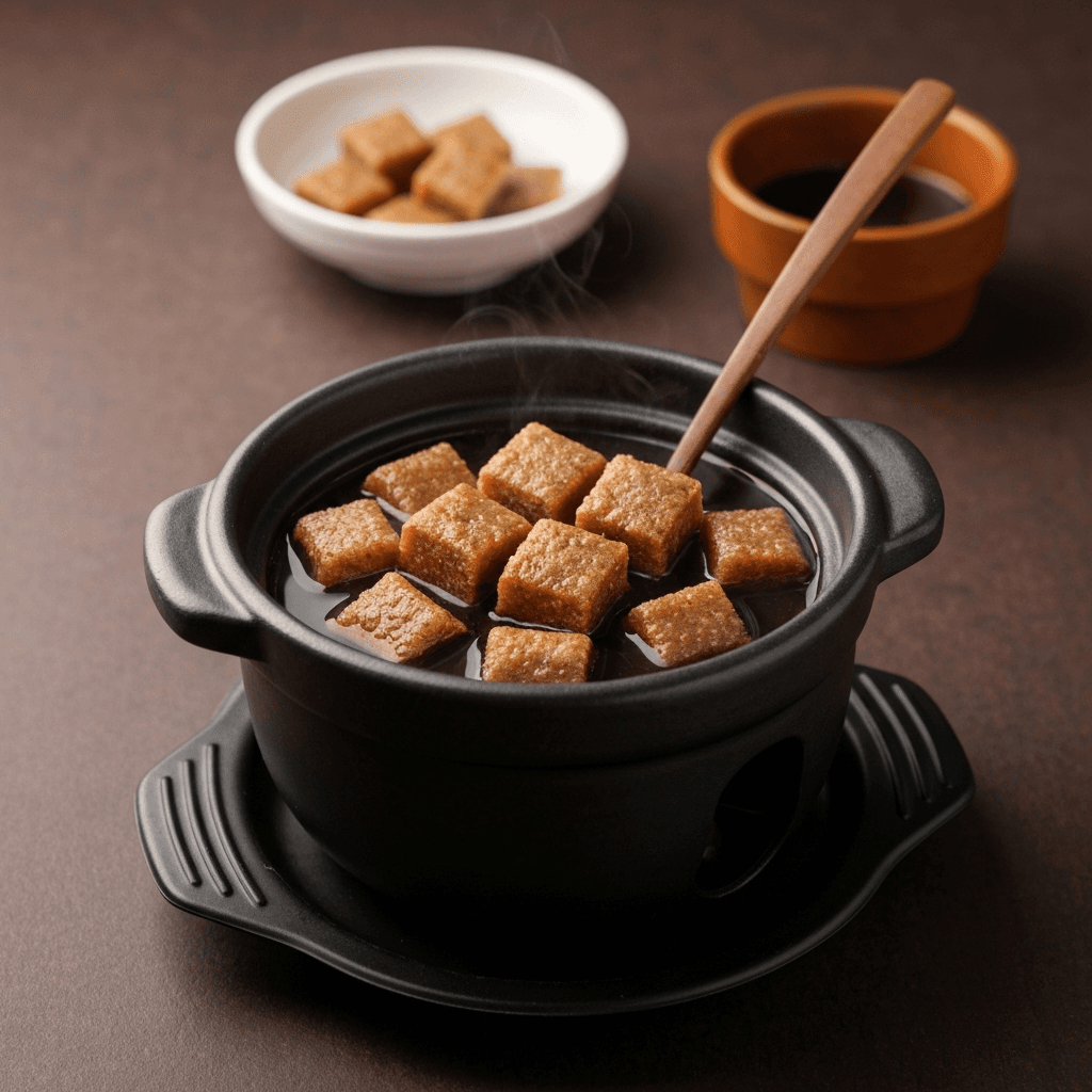 Korean Dalgona Candy Hot Pot with Coffee