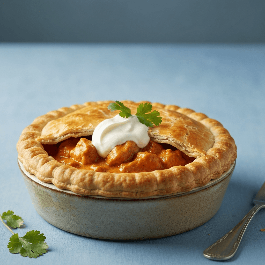 Chicken Tikka Masala Pot Pie