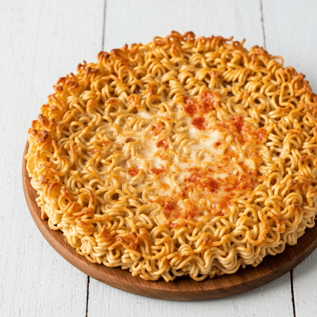 Ramen Noodle Pizza Crust