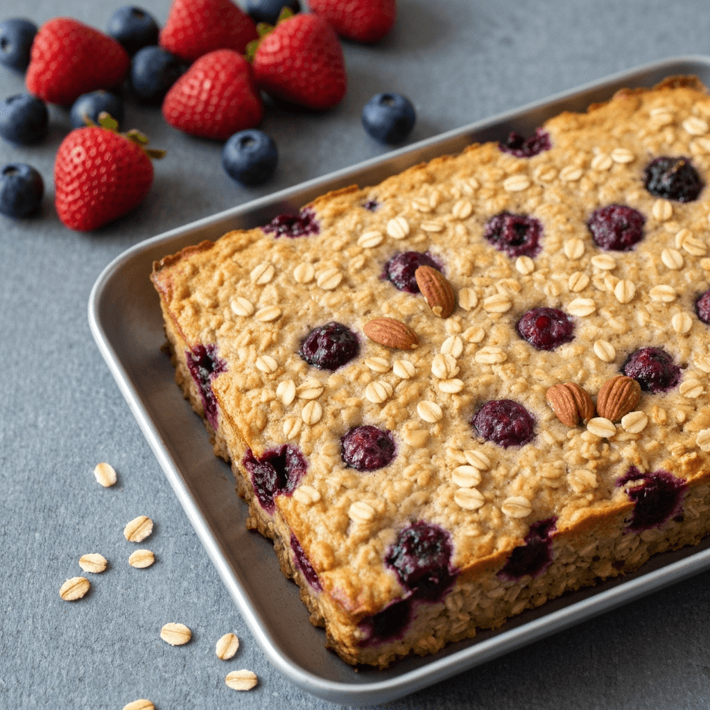 Berry & Nut Oatmeal Bake
