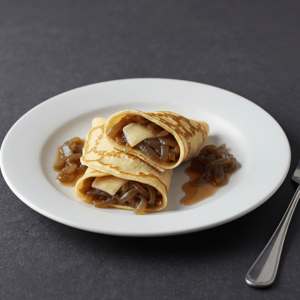 French Onion Soup Crepes