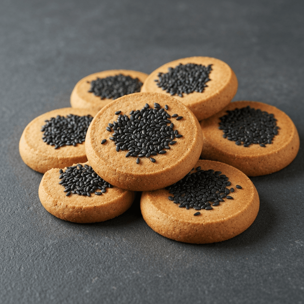 Black Sesame Cookies