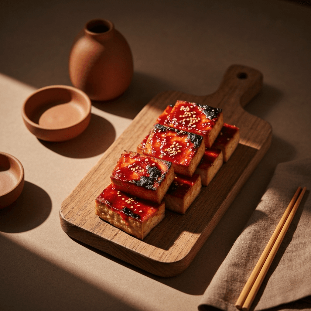 Gochujang Glazed Tofu Bites