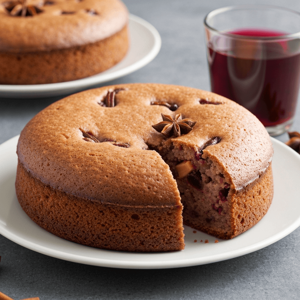 German Mulled Wine Cake (Glühweinkuchen)