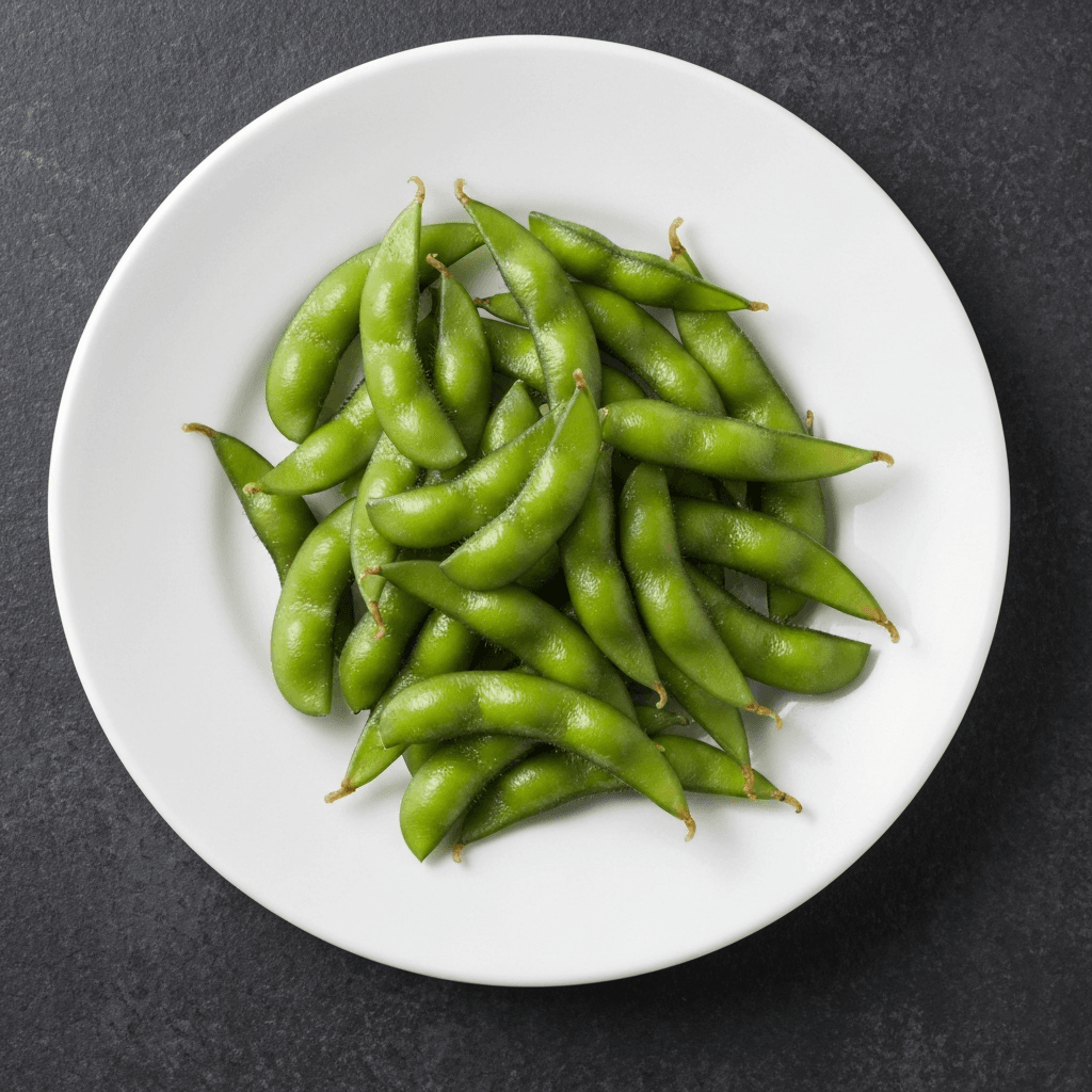 Edamame with Sea Salt and Toasted Sesame Oil