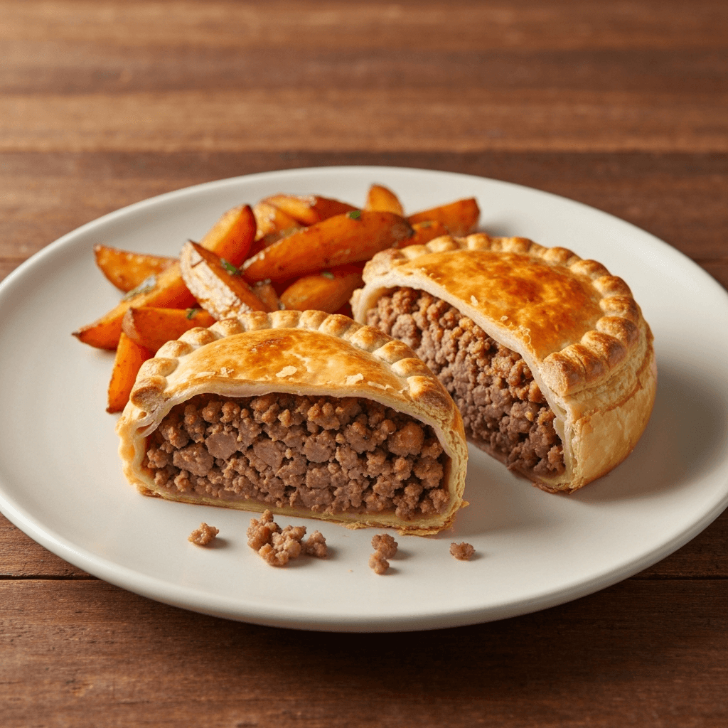 Quebecois Tourtière with Maple-Glazed Root Vegetables