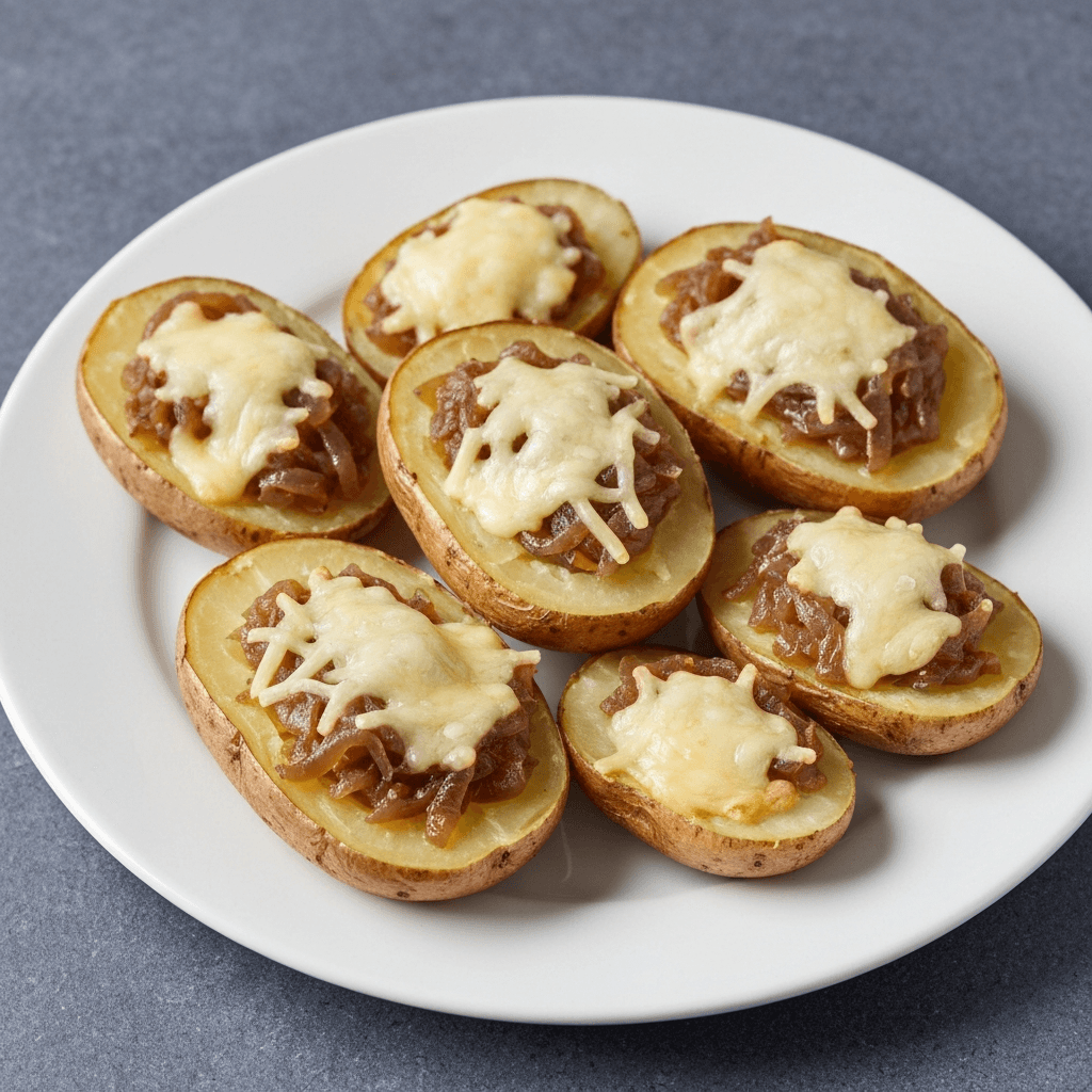 French Onion Soup Twice Baked Potatoes