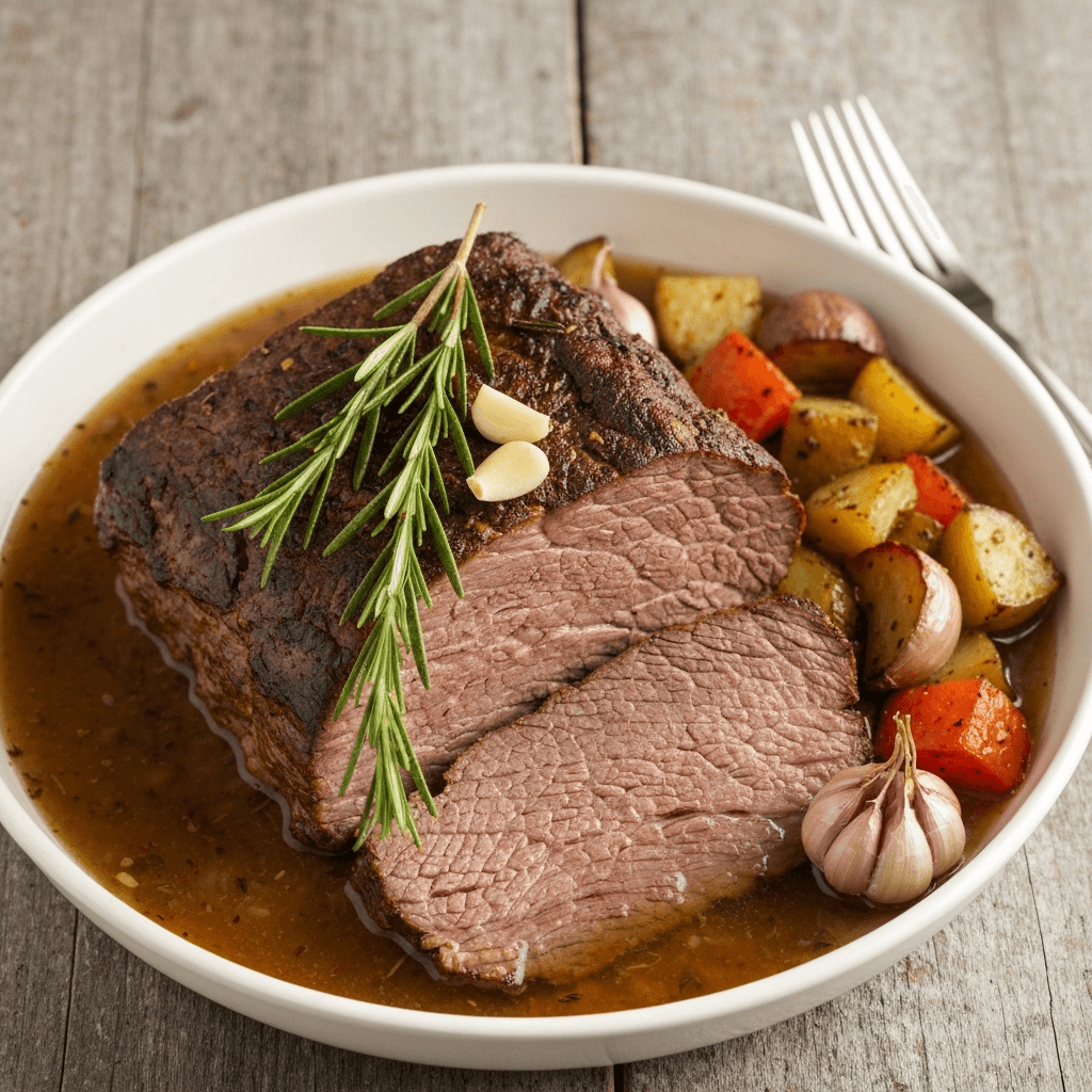 Alberta Beef Pot Roast with Rosemary and Garlic