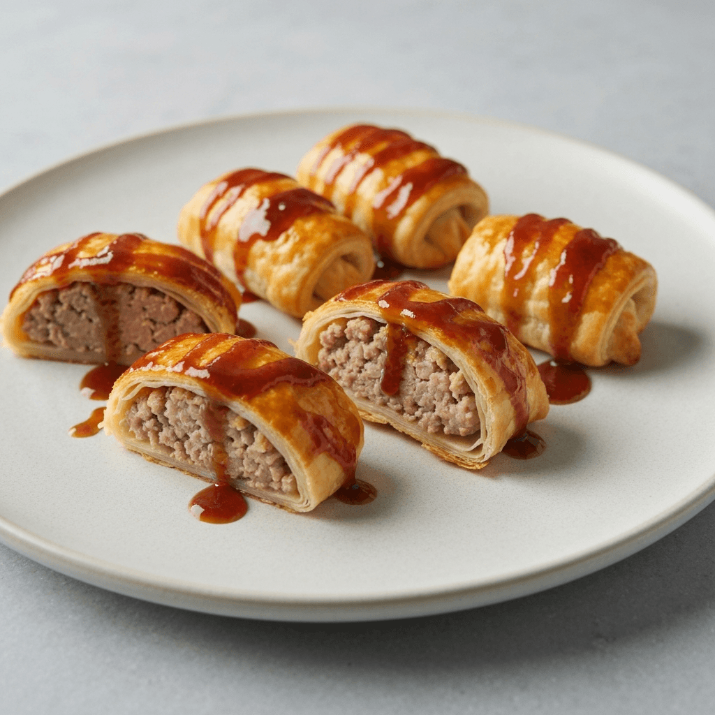 Vietnamese Inspired Sausage Rolls with Hoisin Glaze
