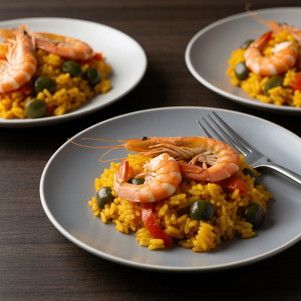 Mini Seafood Paella Bites