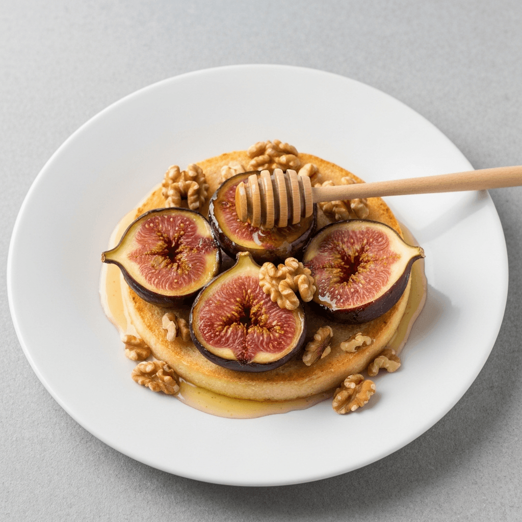 Baked Figs with Honey and Walnuts