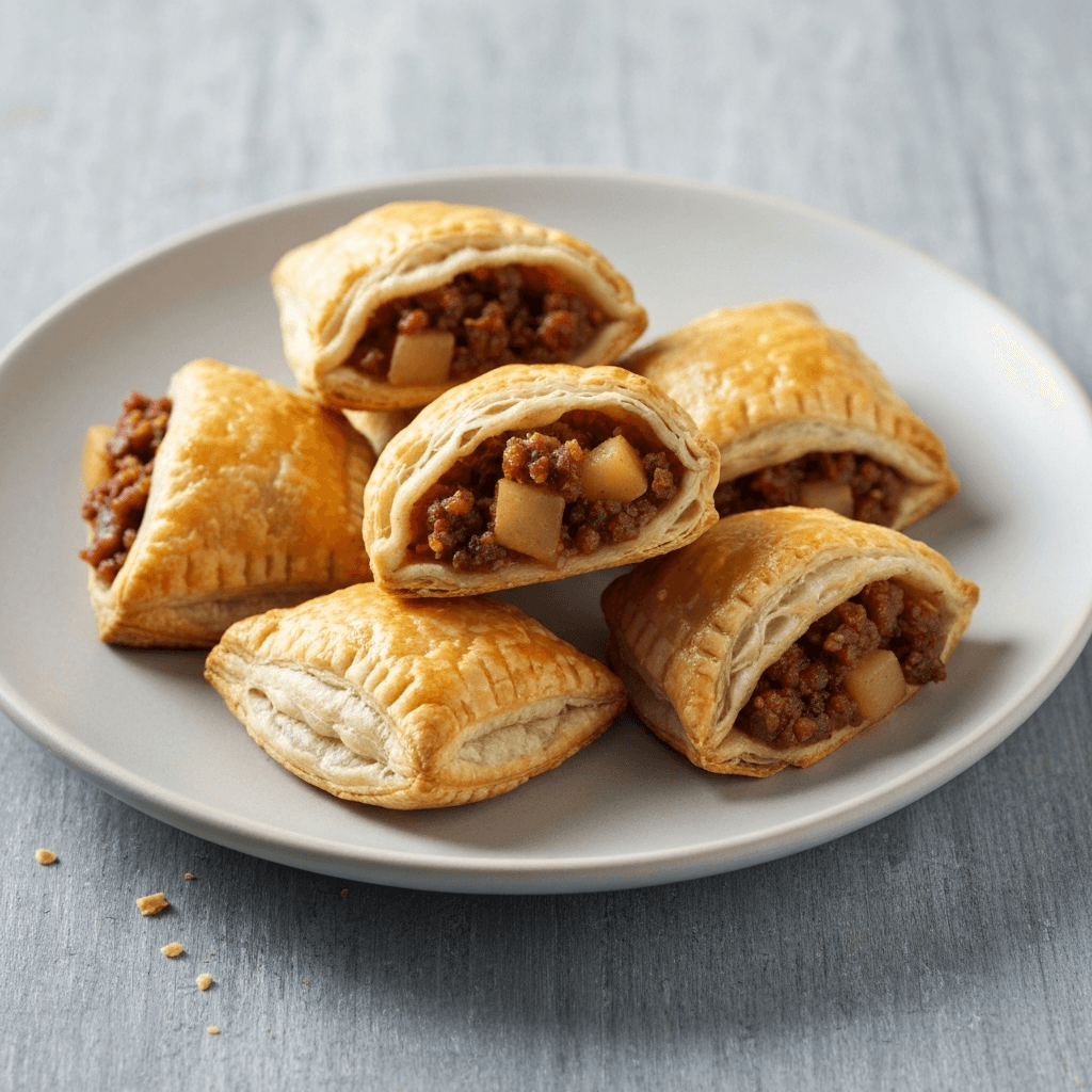 Spiced Apple and Mincemeat Turnovers