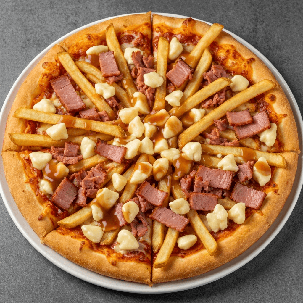 Poutine Pizza with Montreal Smoked Meat